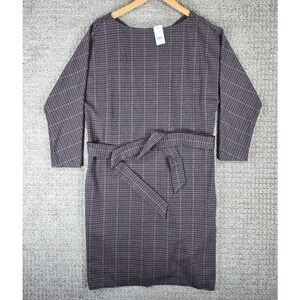 Brooks Brothers Women's Plaid‎ Sheath Dress with Belt Size 10 New With Tags